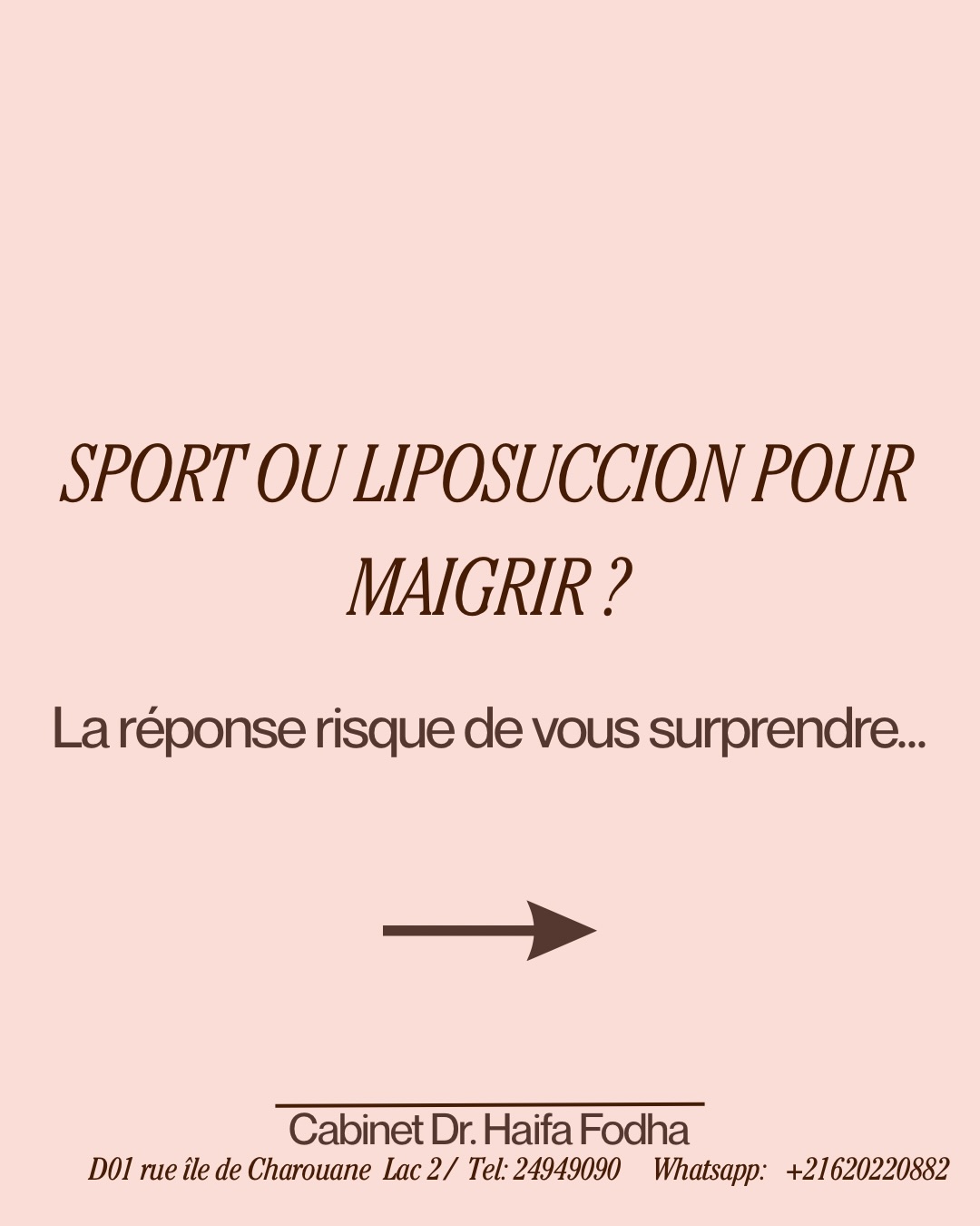 Cet article explique la différence entre le sport et la liposuccion pour la perte de poids.